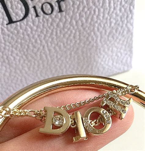 christian dior gold armband|buy christian dior jewelry online.